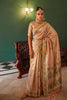 Premium Beige Tissue Silk Woven Jacquard Designer Saree for Women