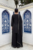 Premium Black Chinon Palazzo Suit Heavy Embroidery Work Dupatta