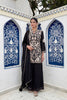 Premium Black Chinon Palazzo Suit Heavy Embroidery Work Dupatta