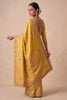 Stylish Mustard Yellow Banarasi Silk Woven Saree Hand Work for Women