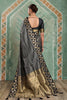 Premium Black Art Silk Weaving Jari Designer Saree for Women