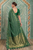 Elegant Bottle Green Art Silk Weaving Jari Designer Saree for Women
