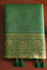 Elegant Bottle Green Art Silk Weaving Jari Designer Saree for Women