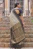Premium Beige Cotton Weaving Jari Designer Saree for Women