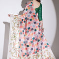 Elegant Multi Silk Blend Designer Printed Saree for Women