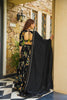 Awesome Black French Crepe Digital Printed Designer Lehenga Choli Set with Dupatta