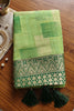 Graceful Pista Green Linen Cotton Woven Designer Saree for Women