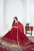 Wonderful Red Art Silk Designer Lehenga Choli Set with Embroidery Work and Dupatta for Wedding