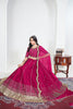 Lovely Rani Pink Art Silk Designer Lehenga Choli Set with Embroidery Work and Dupatta for Wedding