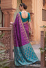 Stunning Purple Soft Silk Woven Designer Saree for Women
