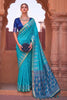 Royal Blue Soft Silk Woven Designer Saree for Women
