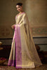 Elegant Cream Gold Kanchivaram Silk Woven Jari Saree