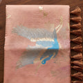 Beautiful Peach Linen Cotton Woven Designer Saree