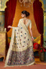 Elegant Cream Modal Silk Woven Katha Designer Saree for Women