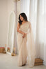 Elegant Cream Moss Butti Woven Butti Designer Saree Embroidery Work for Women