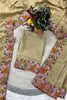 Elegant Beige Manipuri Silk Multi Thread Floral Embroidery Work Saree for Women