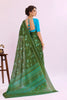 Graceful Olive Green Georgette Designer Printed Saree for Women