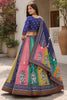 Superb Multicolor Cotton Rayon Designer Printed Lehenga Choli with Dupatta for Women