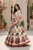 Charming Cream Cotton Rayon Designer Printed Lehenga Choli with Dupatta for Women