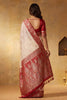 Elegant Off White Silk Blend Woven Jari Designer Saree for Women