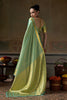 Graceful Sea Green Kanchivaram Silk Woven Jari Designer Saree for Women
