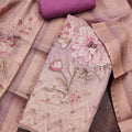 Elegant Purple Simmer Linen Cotton Dupatta for Women