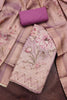 Elegant Purple Simmer Linen Cotton Dupatta for Women