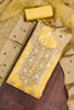 Premium Mustard Yellow Banarasi Cotton Woven Designer Hand Work Salwar Suit for Women