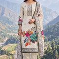 Graceful Olive Green Modal Cotton Hand Work Salwar Suit with Dupatta