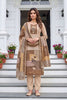 Superb Brown Modal Cotton Printed Hand Work Salwar Suit with Dupatta