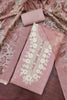 Admirable Peach Pink Modal Cotton Hand Work Salwar Suit with Dupatta for Women