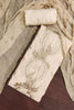 Stylish Cream PV Chanderi Embroidery Hand Work Salwar Suit with Dupatta