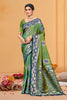 Graceful Green Soft Silk Woven Designer Saree for Women