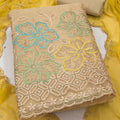 Premium Beige Salsa Beads Embroidery Work Salwar Suit with Dupatta