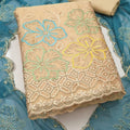 Gorgeous Beige Salsa Beads Embroidery Work Salwar Suit with Dupatta