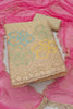 Stunning Beige Salsa Beads Embroidery Work Salwar Suit Dupatta