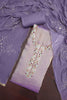 Adorable Purple Salsa Beads Embroidery Work Salwar Suit with Dupatta
