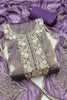 Grateful Grey Salsa Beads Embroidery Work Salwar Suit with Dupatta