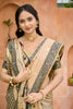 Elegant Beige Assam Silk Woven Designer Saree for Women