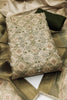 Amazing Beige Shimmer Linen Printed Salwar Suit with Hand Work and Dupatta