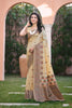 Stunning Beige Assam Silk Woven Designer Saree