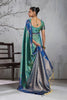 Graceful Mint Green Silk Woven Saree with Zari Border for Women