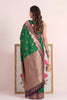 Lovely Green Silk Woven Designer Saree with Zari Border for Women