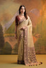 Elegant Beige Muga Cotton Jamdani Weaving Designer Saree for Women