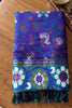Royal Blue Silk Woven Designer Saree for Women