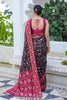 Exquisite Black Silk Woven Designer Saree for Women
