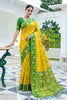 Vibrant Mustard Yellow Silk Woven Designer Saree for Women