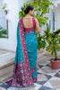 Stylish Teal Blue Silk Woven Designer Saree for Women
