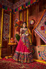 Pink and Yellow Traditional Lehenga Choli with Mirror and Embroidery Work