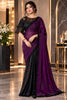 Luxury Black Georgette Silk Saree with Sequin Work For Women